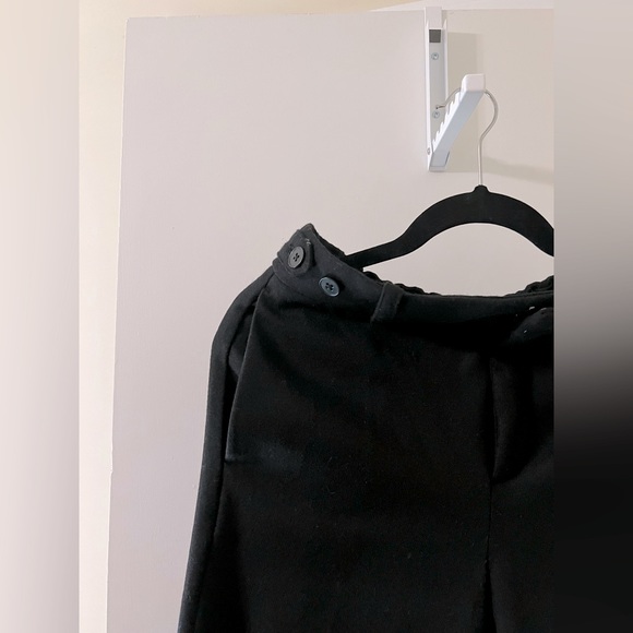 NWT Banana Republic Wide-leg Wool-blend Pants in Grey size 4 - Picture 4 of 9